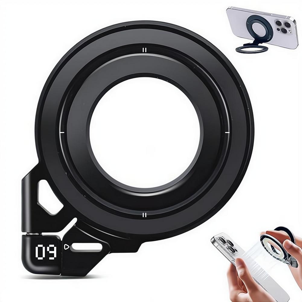 Pop Socket Grip - Foldable Magnetic Ring Grip Omnidirectional Rotation