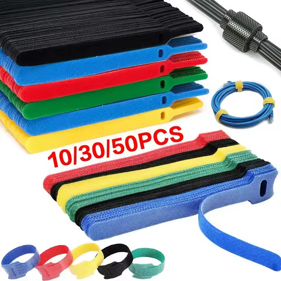 Phone Accessories Hanger - 10/30/50pcs Cable Organizer Reusable Hook and