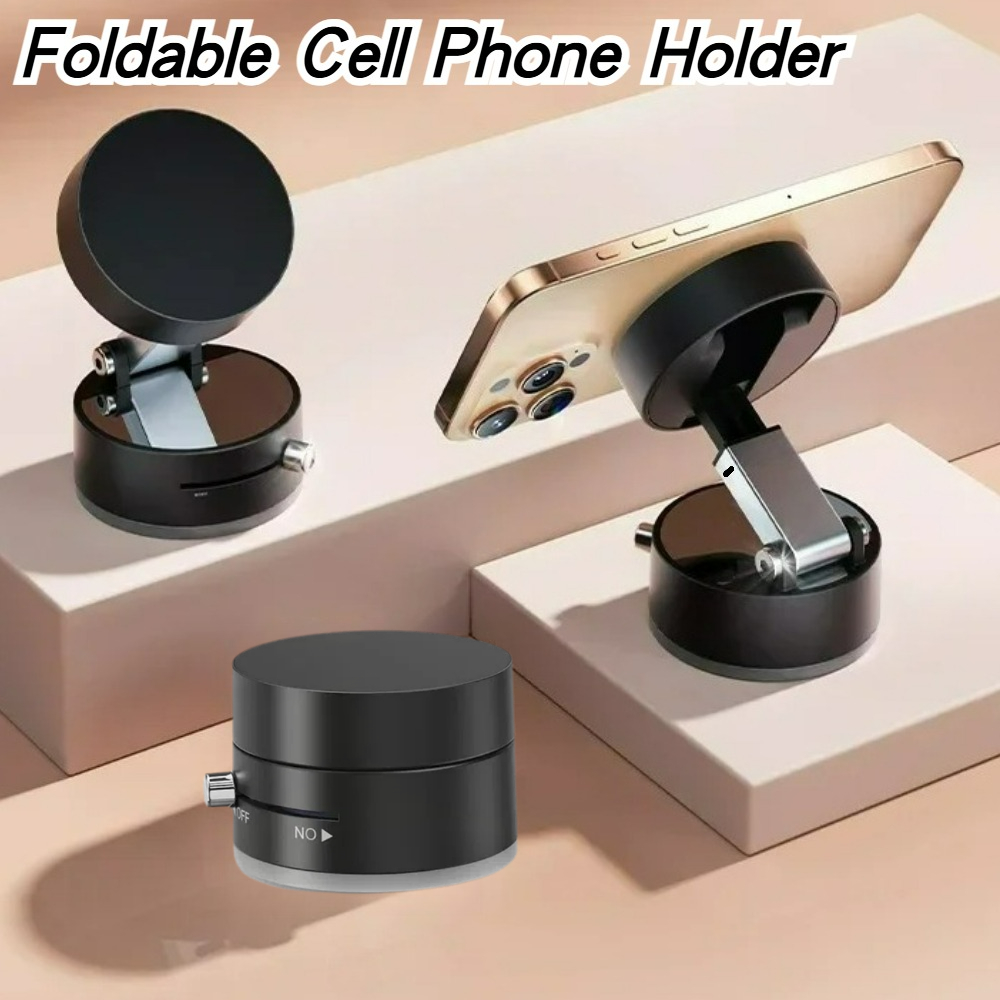 Phone Accessories For Car - High Performance Magnetic Vacuum Holder Foldable