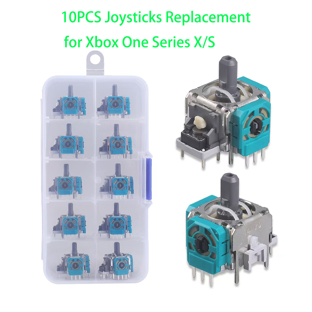 Xbox Phone Accessories - 10pcs Replacement 3D Analog Joystick ThumbStick