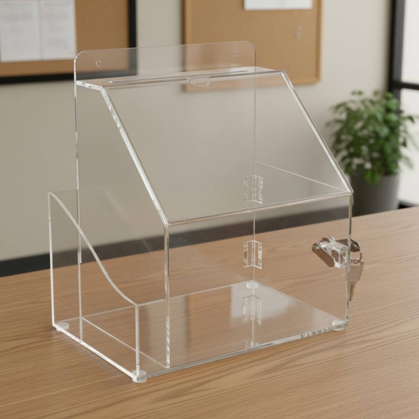 Acrylic Donation Charity Box W - Phone Accessories Company 评论和价格