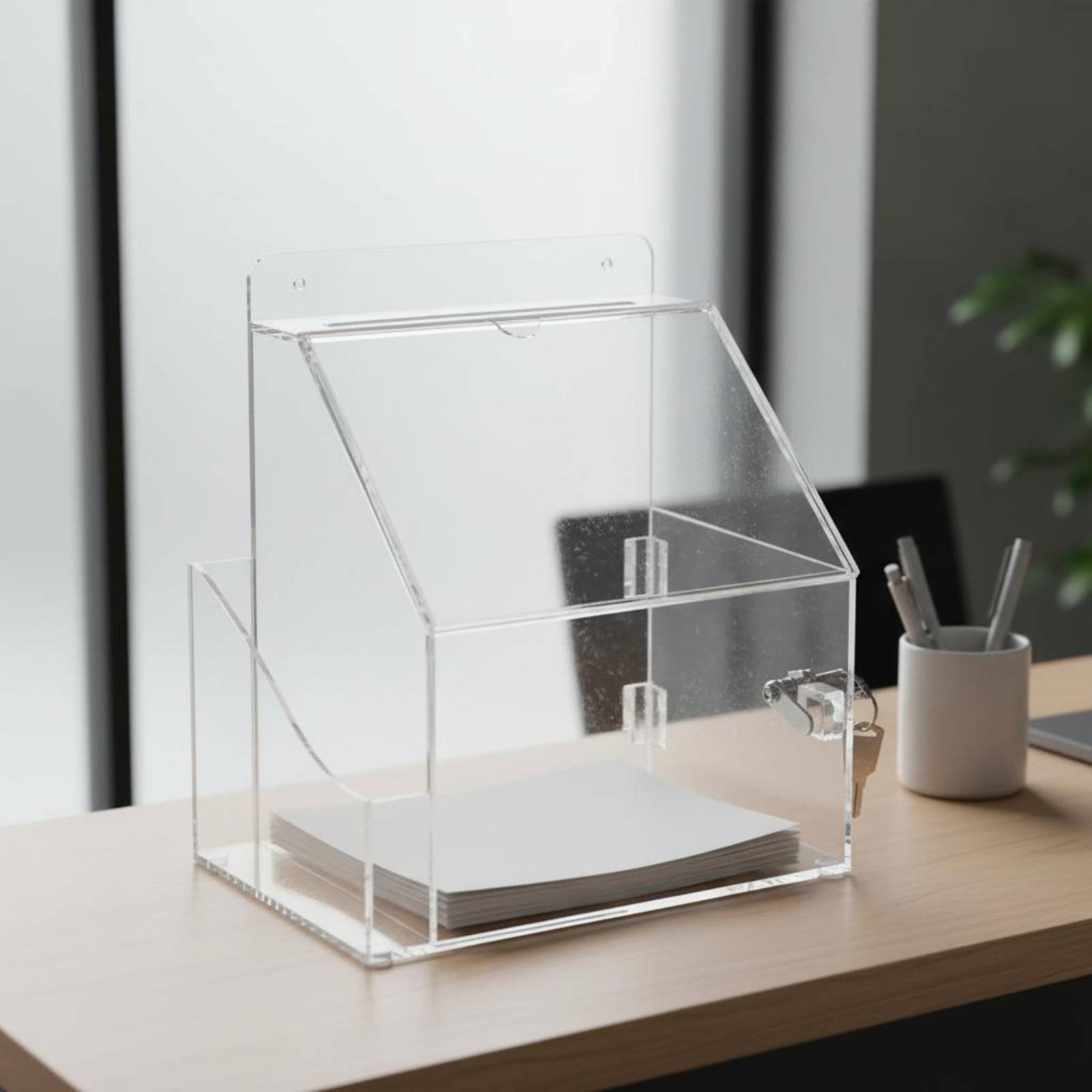 Acrylic Donation Charity Box W - Phone Accessories Company 评论和价格