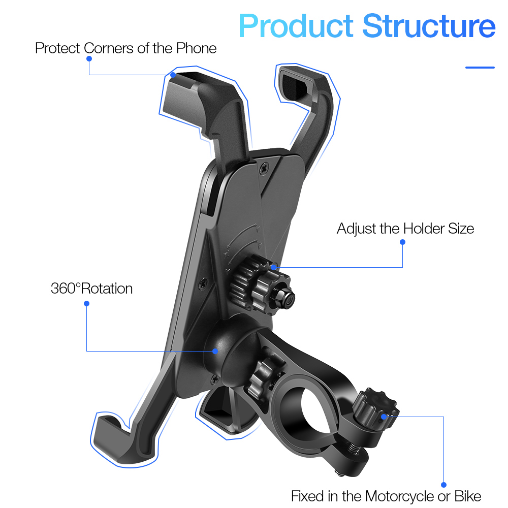 360° Adjustable Bike Phone Mou - Phone Zone Accessories & Repair Lake Charles Reviews 评论和价格