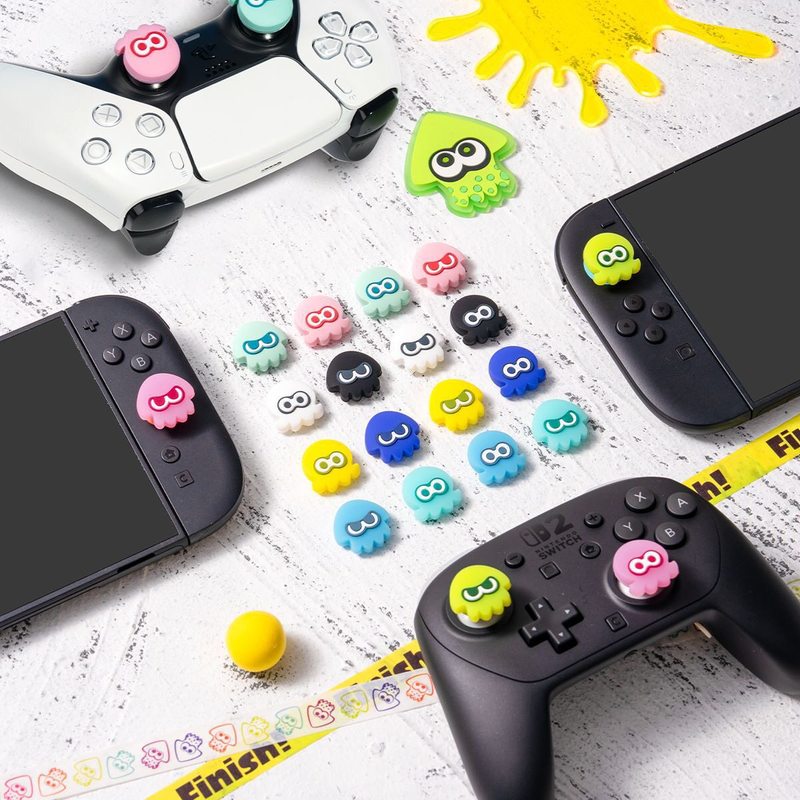 Thumb Grip Caps Splatoon Squid - Xbox Phone Accessories 评论和价格