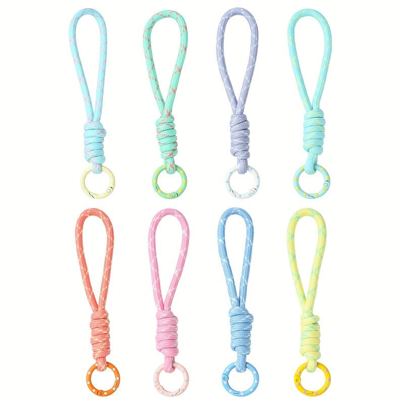 2~5pcs Colorful Braided Keycha - Phone Accessories For Car 评论和价格