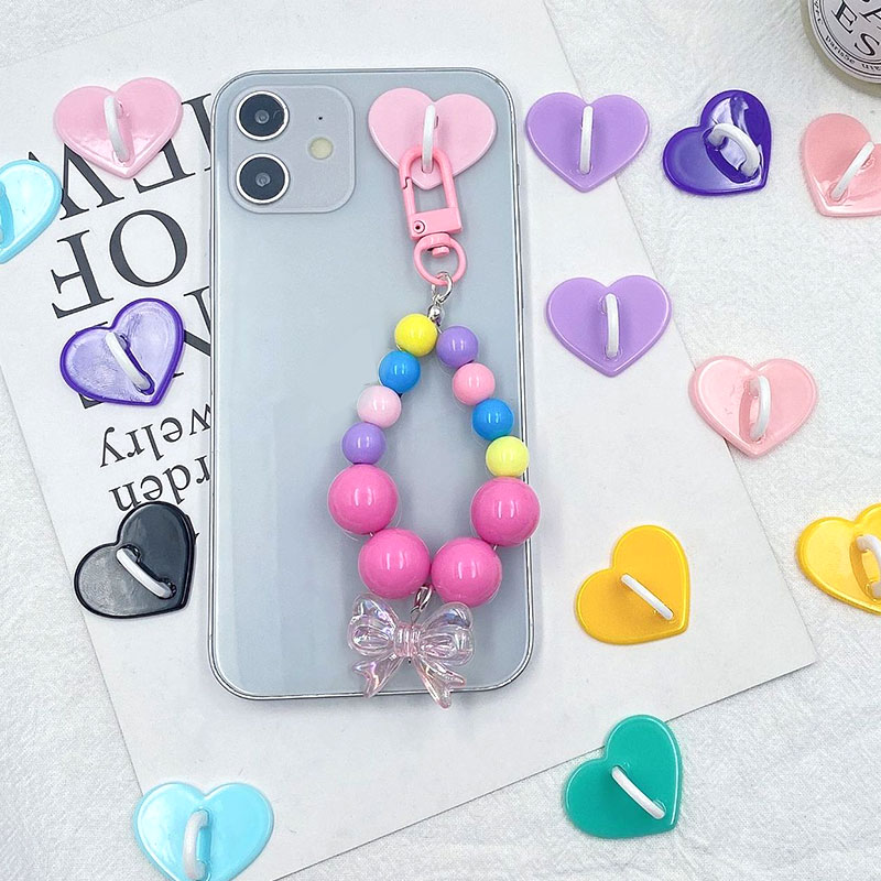 5PCS Kawaii Adhesive Metal Hea - Phone Accessories Hanger 评论和价格