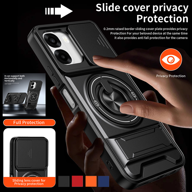 Armor Phone Case For Oppo A6x  - Phone Accessories Ring Holder 评论和价格