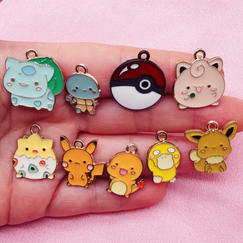 10pcs Cartoon Drip Oil Jewelry - Phone Accessories Diy 评论和价格