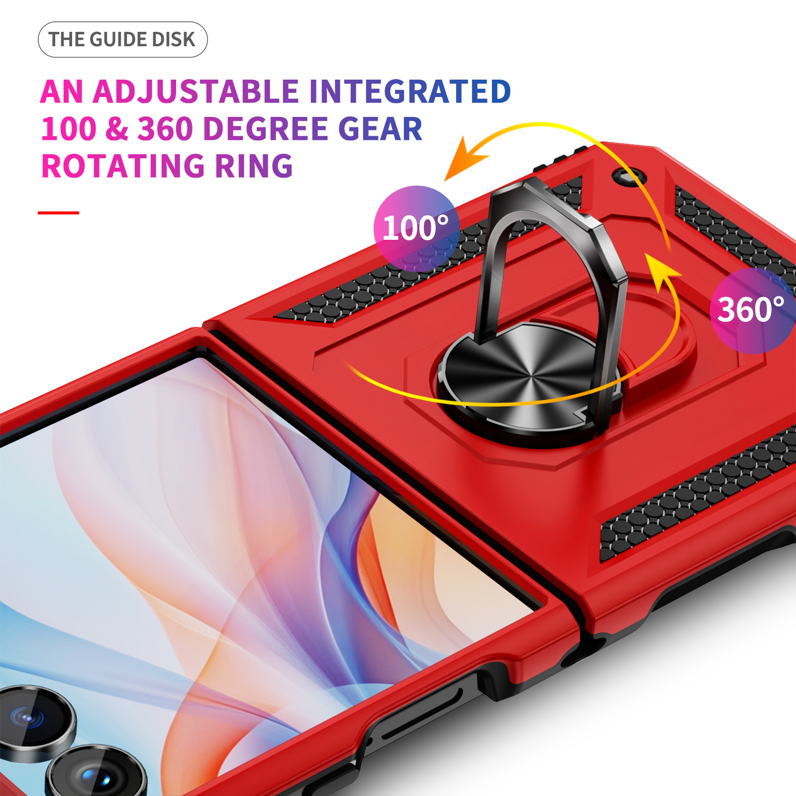 Military-grade Shockproof Phon - Phone Accessories Ring Holder 评论和价格