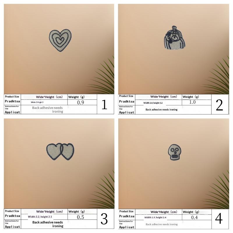 1Set Heart Cat Skull Birds Emb - Phone Accessories Diy 评论和价格