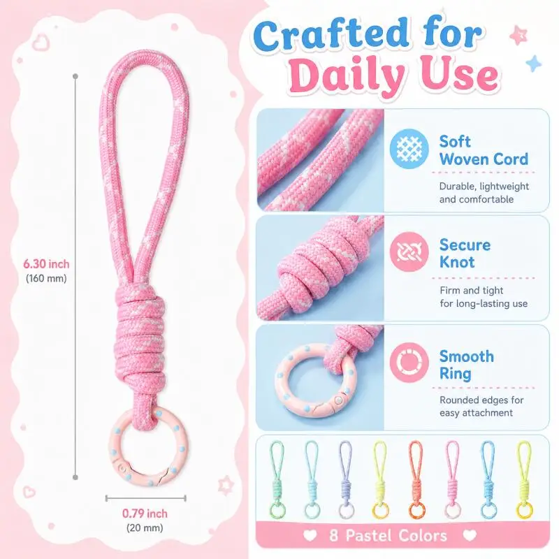 Hand Woven Keychain For Mobile - Phone Accessories For Car 评论和价格