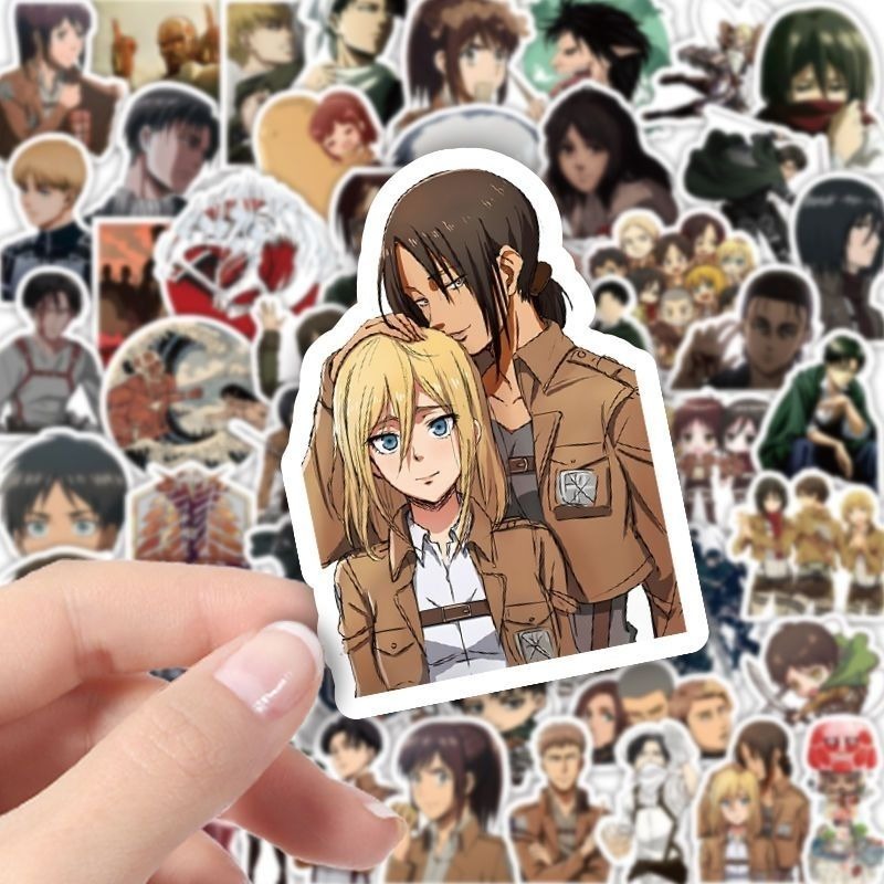 60Pcs Attack on Titan Anime St - Phone Accessories Diy 评论和价格