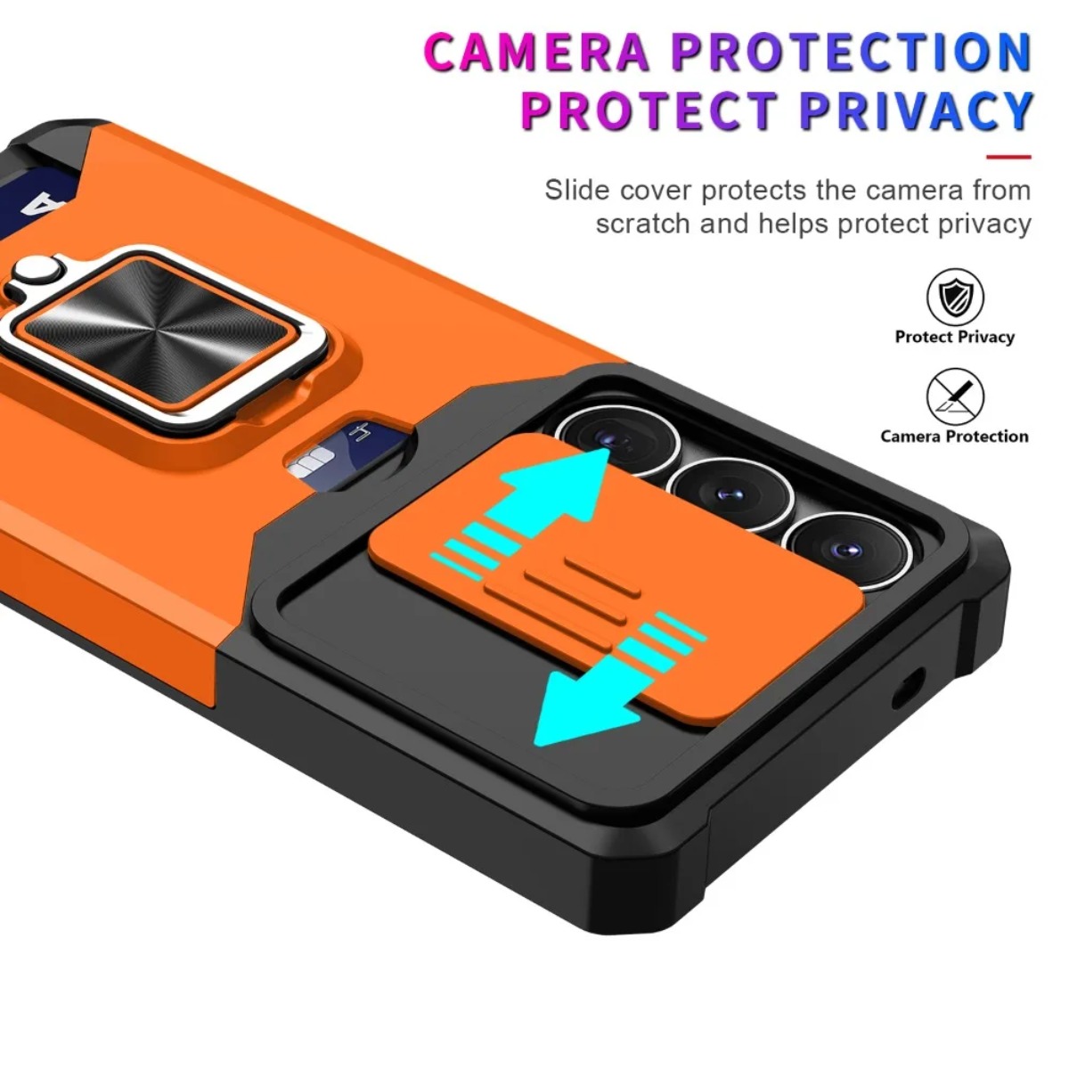 Card Slot Ring Holder Phone Ca - Phone Accessories Ring Holder 评论和价格