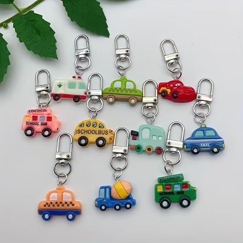 10pcs resin cartoon car keycha - Phone Accessories For Car 评论和价格