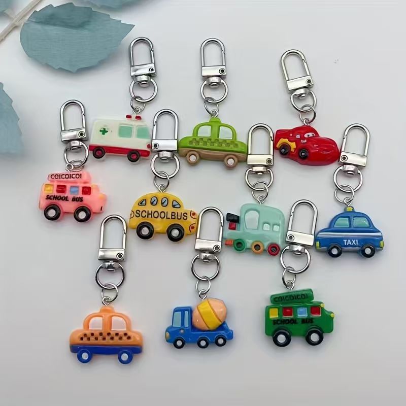 10pcs resin cartoon car keycha - Phone Accessories For Car 评论和价格