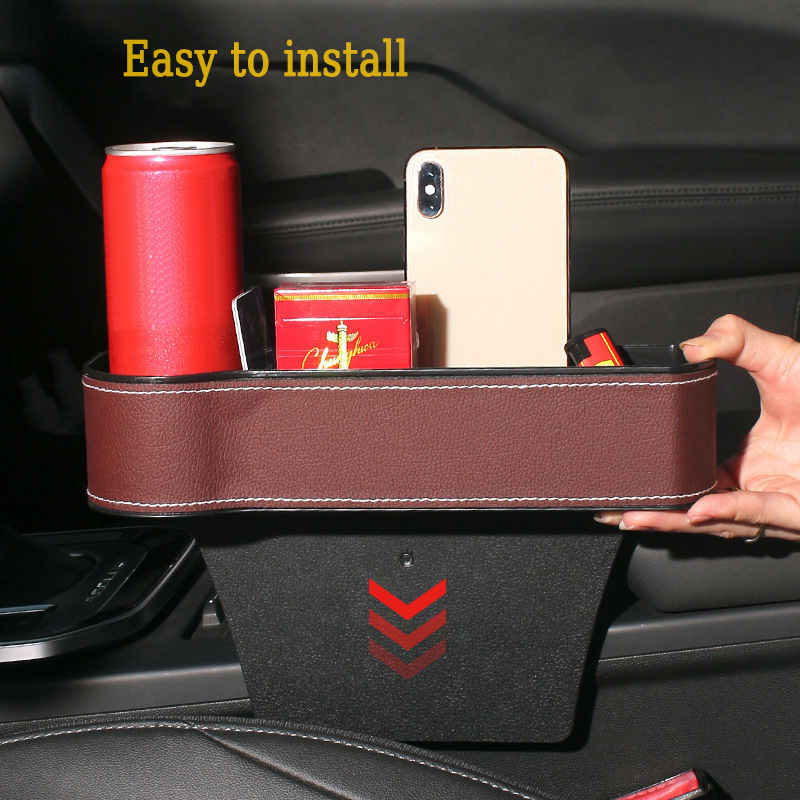 1Pc Premium Leather Car Seat G - Phone Accessories For Car 评论和价格