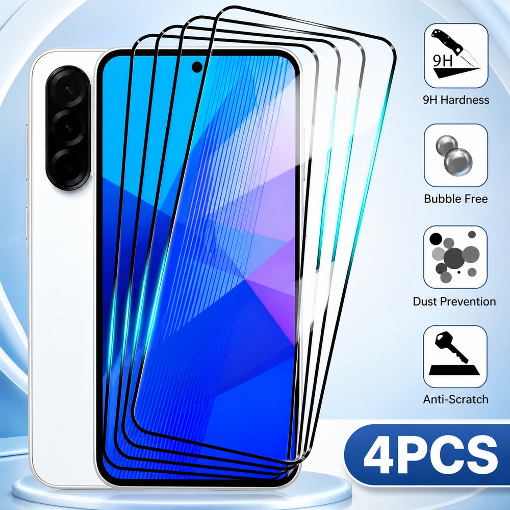 4PCS Tempered Glass For Realme - Realme C67 评论和价格