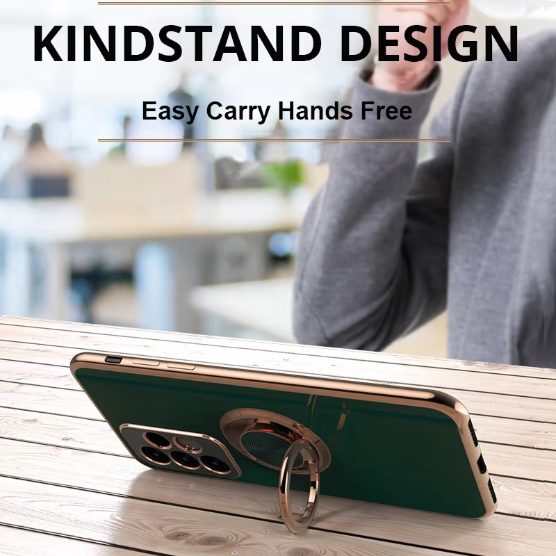 Luxury Plating Magnetic 360°Ri - Phone Accessories Ring Holder 评论和价格