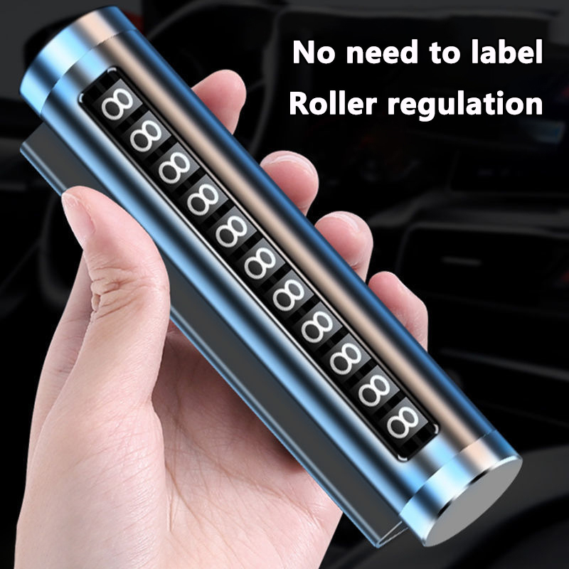 Metal Car Temporary Parking Ca - Phone Accessories For Car 评论和价格